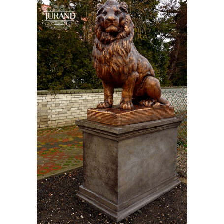 Suorakaide suuri patsas jalusta 100 cm - 500 kg