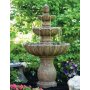 Suihkulähde "Three Tier Mirabella Scallop Fountain"