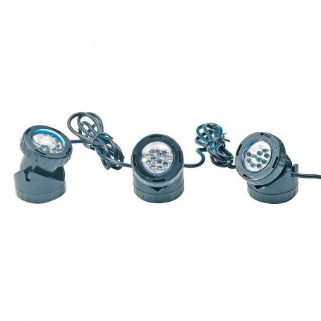 LED-spot 130, 3 spottia veden alle tai päälle