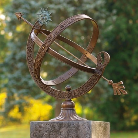 Aurinkokello Copper Style Globe
