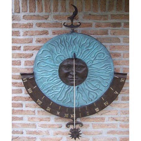 Aurinkokello Mediterrian Sun, seinämalli 85