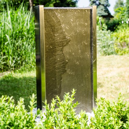 Pietra suihkulähde, stainless steel & stone