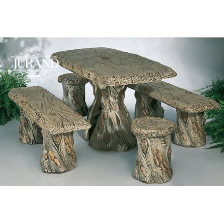 Kivinen suora pöytä 152 cm, WoodStone