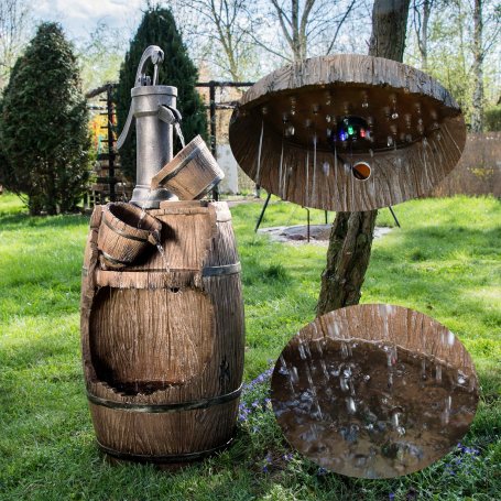 Tynnyri suihkulähde Dölitz