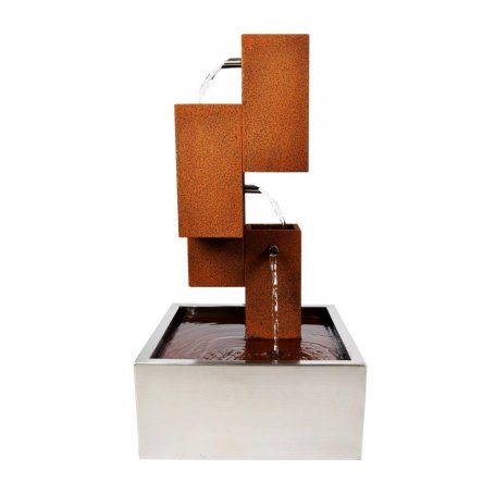 Suihkulähde design Cortenstahl Edelstahl