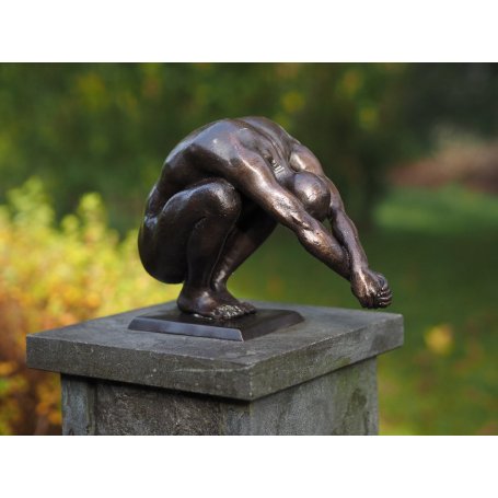 Pronssinen Uimari-patsas "Diver 19"