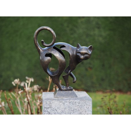 Pronssinen moderni kissapatsas "Cat modern"