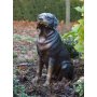 Pronssinen Rottweiler koirapatsas