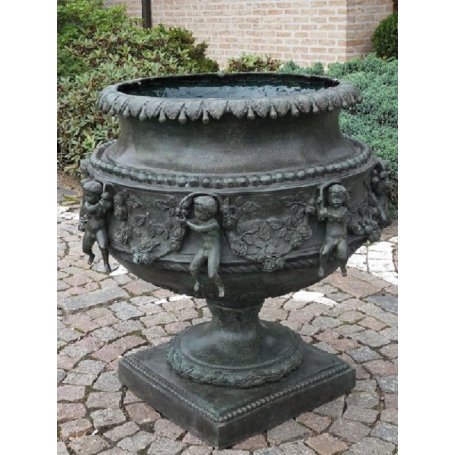 Pronssinen Enkeli vaasi "Angels Surround"