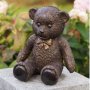 Pronssinen Nallekarhu patsas "Teddy Bear"