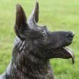 Pronssinen Saksanpaimenkoira patsas "Deutscher Schäferhund"