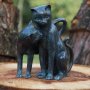 Pronssinen kissapatsas "2 Lovely Cats"