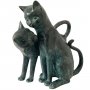 Pronssinen kissapatsas "2 Lovely Cats"