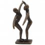 Pronssinen style patsas "Flexion together"