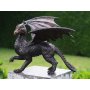 Pronssinen Lohikäärme patsas "Smaug"