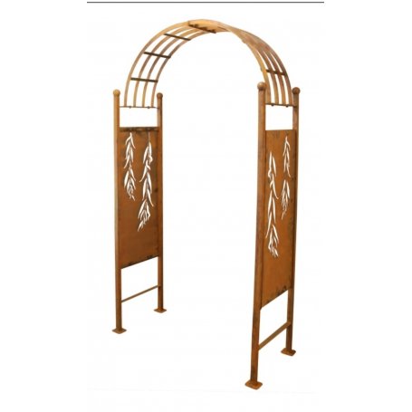 Corten perkola puutarhaportti