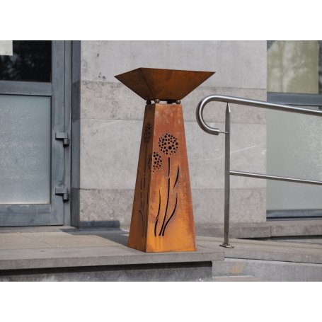 Corten Ecorust-pylväs M kukkakulho