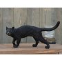 Pronssinen kissa patsas "Panter Cat"