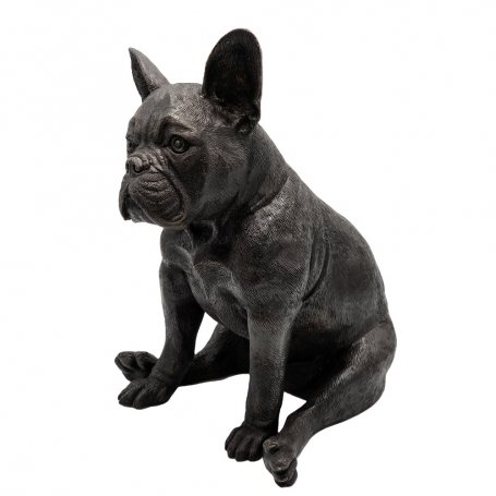 Pronssinen koira patsas "French Bulldog"