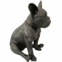 Pronssinen koira patsas "French Bulldog"