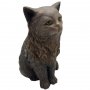 Pronssinen kissa patsas "Persian Cat"