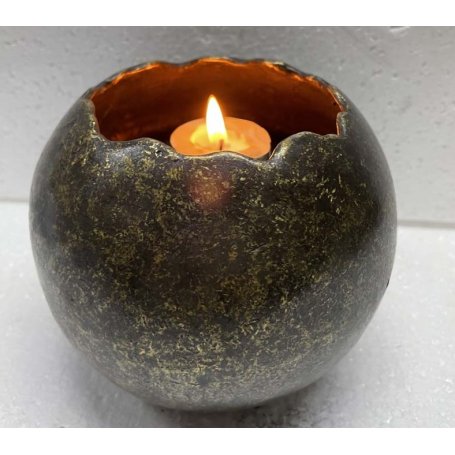 Pronssinen muisto kulho patsas "Urn Candleholder 3 L"