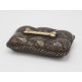 Pronssinen koiranmuisto patsas "Dog Pillow Urn"