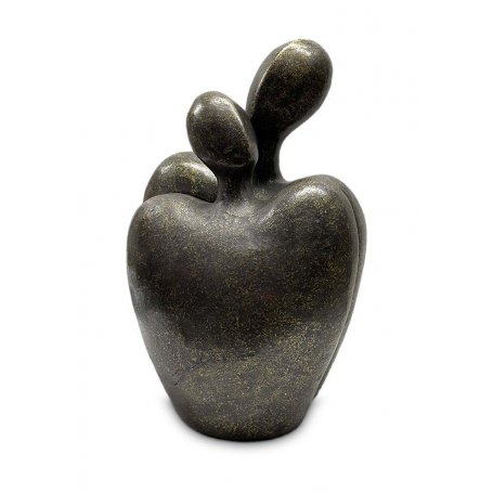 Pronssinen pariskunta muistopatsas "Urn Man And Woman"