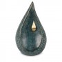 Pronssinen design muisto patsas "Urn Teardrop Big 3 L"