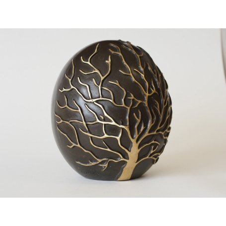 Pronssinen muisto patsas "Tree Memorial Urn Left"