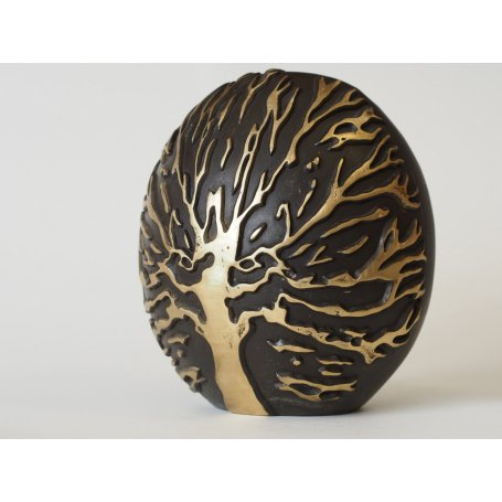 Pronssinen muisto patsas "Tree Memorial Urn Right"