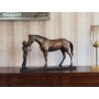 Pronssinen hevospatsas "With Horse On Bronze Base"
