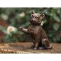 Pronssinen kissapatsas "Small Sitting Cat"