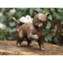 Pronssinen kissapatsas "Small Cat Standing"